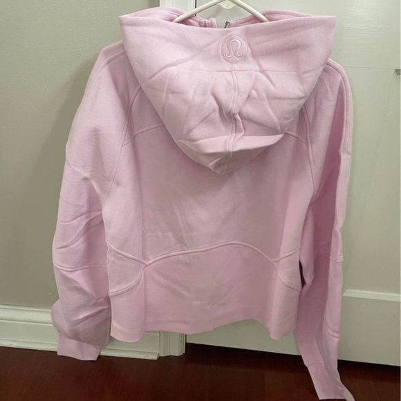 NWT LULULEMON SCUBA OVERSIZED HALF- ZIP HOODIE Meadowsweet Pink XL/XXL - Picture 3 of 3